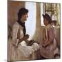 The Morning Lesson-Norman Garstin-Mounted Art Print