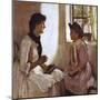 The Morning Lesson-Norman Garstin-Mounted Art Print