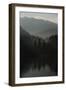 The Morning Light Is Coming Up in the Harz Mountains of Germany-Frank May-Framed Photo