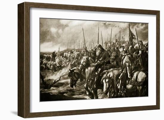 The Morning of the Battle of Agincourt, 1415-Sir John Gilbert-Framed Giclee Print