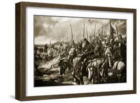 The Morning of the Battle of Agincourt, 1415-Sir John Gilbert-Framed Giclee Print