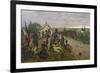 The Morning of the Battle of Waterloo: the French Await Napoleon's Orders, 1876-Ernest Crofts-Framed Giclee Print