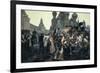 The Morning of the Execution of the Streltsy in 1698, 1881-Vasilii Ivanovich Surikov-Framed Giclee Print