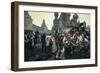 The Morning of the Execution of the Streltsy in 1698, 1881-Vasilii Ivanovich Surikov-Framed Giclee Print