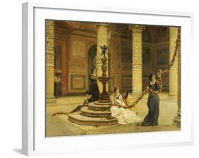 The Morning of the Festival - Central Italy, 1876-Frank Topham-Framed Giclee Print