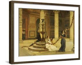 The Morning of the Festival - Central Italy, 1876-Frank Topham-Framed Giclee Print