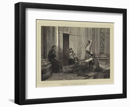 The Morning of the Festival, Central Italy-Frank W. W. Topham-Framed Giclee Print