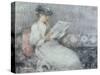 The Morning Paper, c.1890-91-Sir James Guthrie-Stretched Canvas
