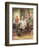 The Morning Post-Walter Langley-Framed Giclee Print