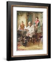 The Morning Post-Walter Langley-Framed Giclee Print