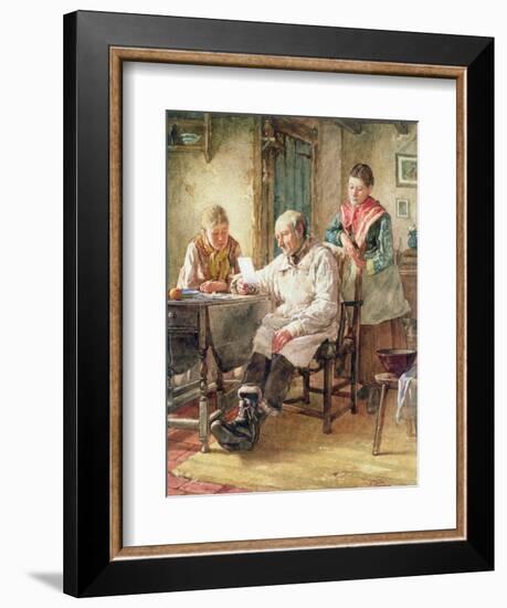 The Morning Post-Walter Langley-Framed Giclee Print