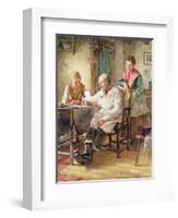 The Morning Post-Walter Langley-Framed Giclee Print