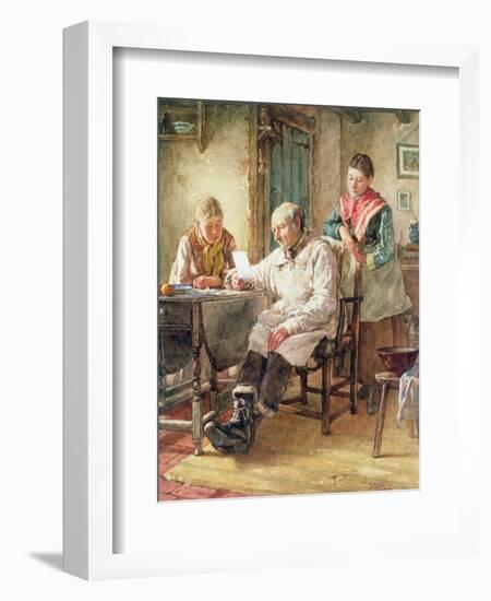 The Morning Post-Walter Langley-Framed Giclee Print