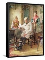 The Morning Post-Walter Langley-Framed Stretched Canvas