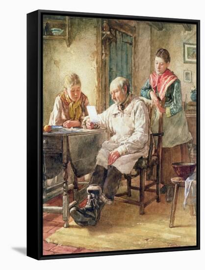 The Morning Post-Walter Langley-Framed Stretched Canvas