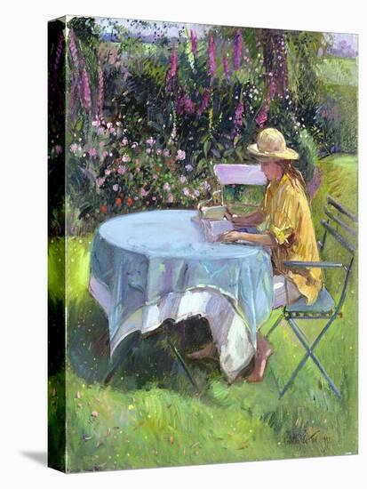 The Morning Read, 1992-Timothy Easton-Stretched Canvas