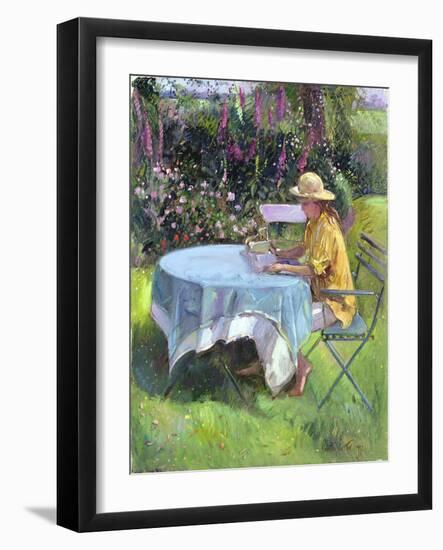 The Morning Read, 1992-Timothy Easton-Framed Giclee Print