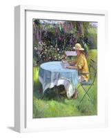 The Morning Read, 1992-Timothy Easton-Framed Giclee Print