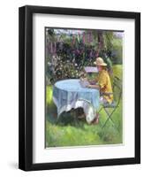 The Morning Read, 1992-Timothy Easton-Framed Premium Giclee Print