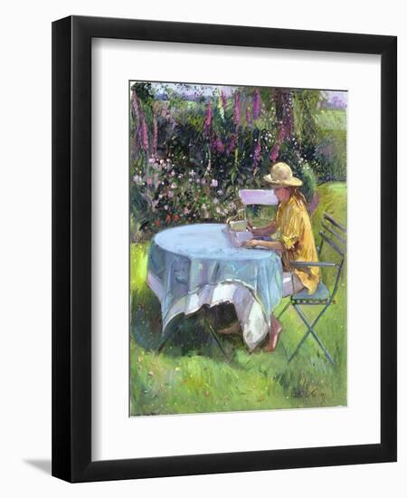 The Morning Read, 1992-Timothy Easton-Framed Premium Giclee Print