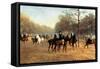 The Morning Ride, Rotten Row, Hyde Park, 1894-Heywood Hardy-Framed Stretched Canvas