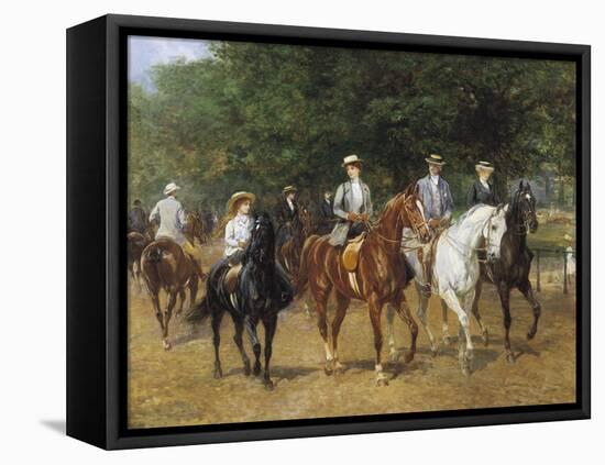 The Morning Ride-Heywood Hardy-Framed Stretched Canvas