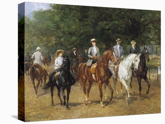 The Morning Ride-Heywood Hardy-Stretched Canvas