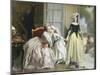 The Morning Stroll-Joseph Caraud-Mounted Giclee Print