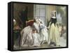 The Morning Stroll-Joseph Caraud-Framed Stretched Canvas