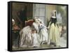 The Morning Stroll-Joseph Caraud-Framed Stretched Canvas