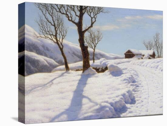 The Morning Sun in Winter-Ivan Fedorovich Choultse-Stretched Canvas