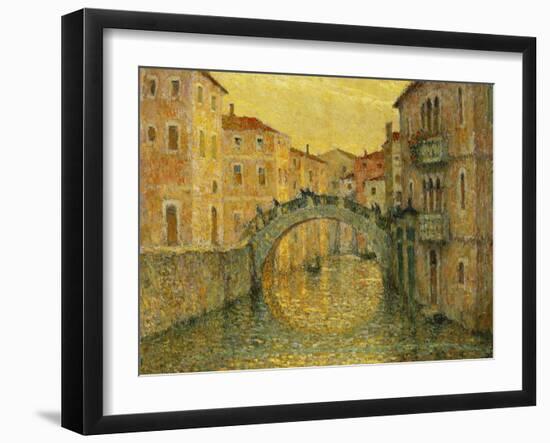 The Morning Sun, Venice-Henri Eugene Augustin Le Sidaner-Framed Giclee Print