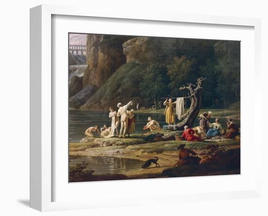 The Morning, the Bathers-Claude Louis Chatelet-Framed Giclee Print