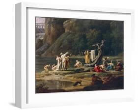 The Morning, the Bathers-Claude Louis Chatelet-Framed Giclee Print