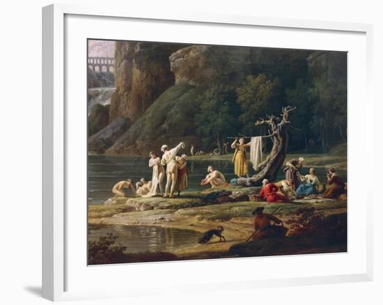 The Morning, the Bathers-Claude Louis Chatelet-Framed Giclee Print