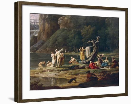 The Morning, the Bathers-Claude Louis Chatelet-Framed Giclee Print