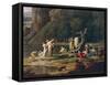 The Morning, the Bathers-Claude Louis Chatelet-Framed Stretched Canvas