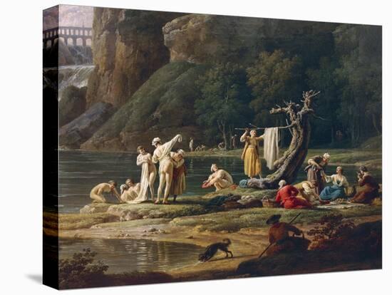 The Morning, the Bathers-Claude Louis Chatelet-Stretched Canvas