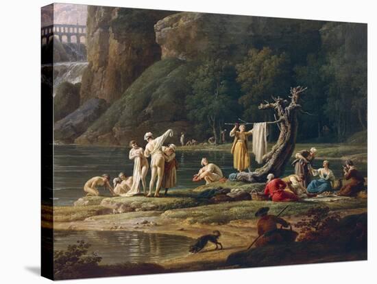 The Morning, the Bathers-Claude Louis Chatelet-Stretched Canvas