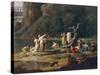 The Morning, the Bathers-Claude Louis Chatelet-Stretched Canvas