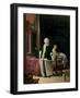 The Morning Toilet of a Young Lady-Frans Van Mieris-Framed Giclee Print