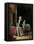 The Morning Toilet of a Young Lady-Frans Van Mieris-Framed Stretched Canvas