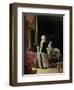 The Morning Toilet of a Young Lady-Frans Van Mieris-Framed Giclee Print