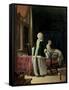 The Morning Toilet of a Young Lady-Frans Van Mieris-Framed Stretched Canvas