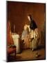 The Morning Toilet-Jean-Baptiste Simeon Chardin-Mounted Giclee Print