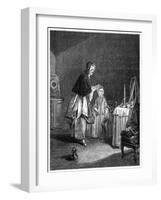 The Morning Toilette-Jean-Baptiste Simeon Chardin-Framed Giclee Print