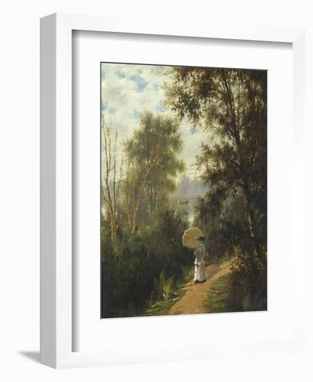 The Morning Walk, 1881-Joseph Rusling Meeker-Framed Giclee Print
