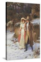 The Morning Walk-George Sheridan Knowles-Stretched Canvas