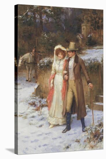 The Morning Walk-George Sheridan Knowles-Stretched Canvas