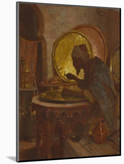 The Moroccan Engraver-Gordon Coutts-Mounted Giclee Print